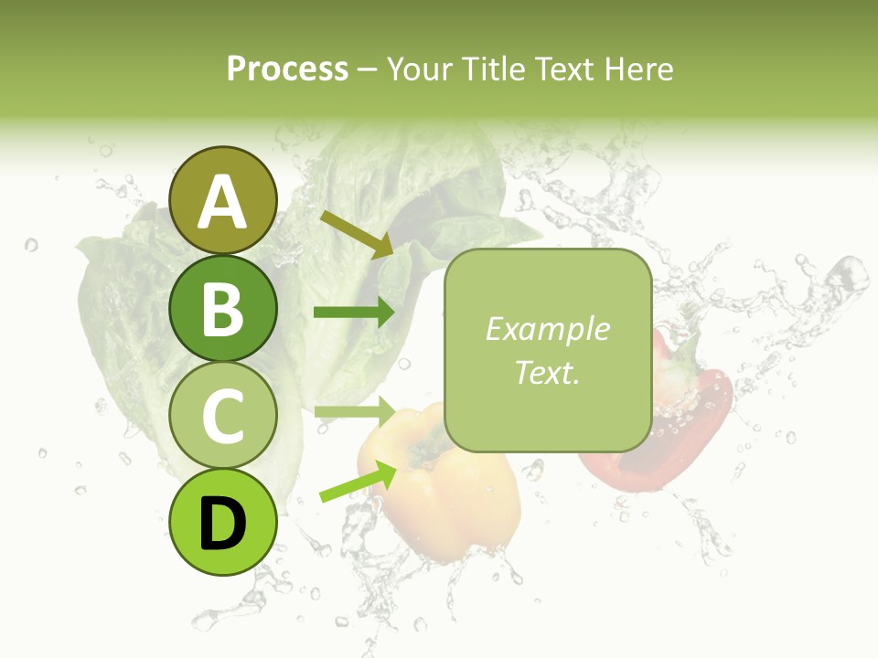 Fresh Water Capsicum PowerPoint Template