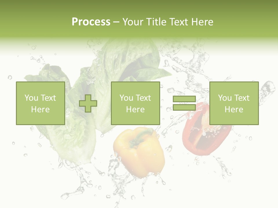 Fresh Water Capsicum PowerPoint Template