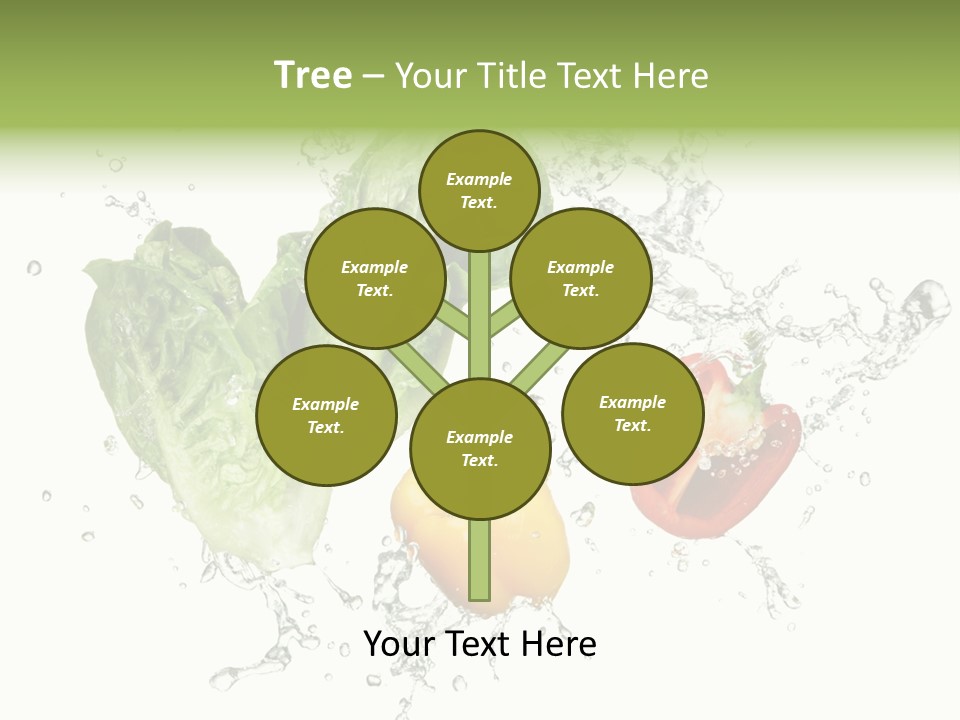 Fresh Water Capsicum PowerPoint Template