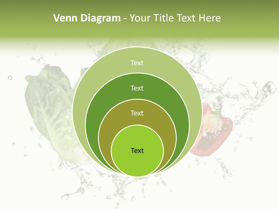 Fresh Water Capsicum PowerPoint Template