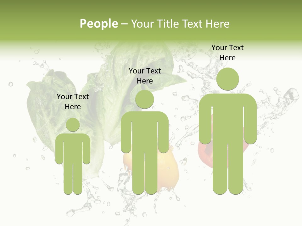 Fresh Water Capsicum PowerPoint Template