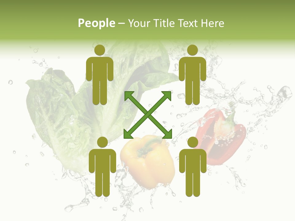 Fresh Water Capsicum PowerPoint Template