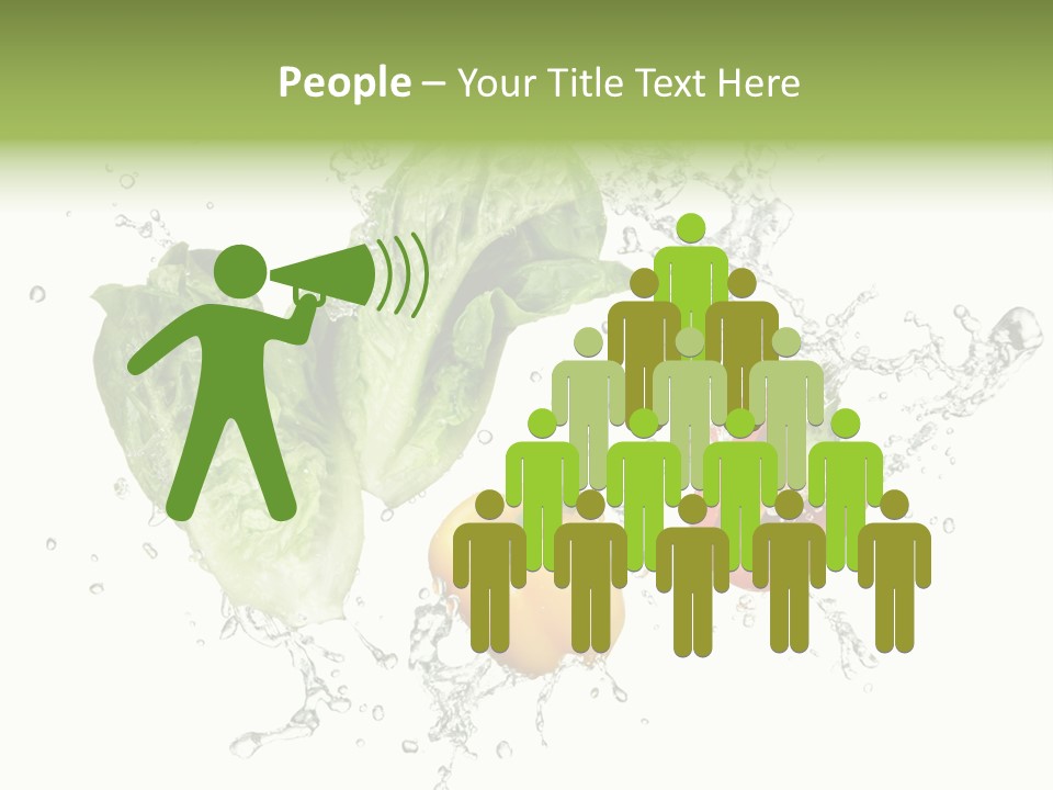 Fresh Water Capsicum PowerPoint Template