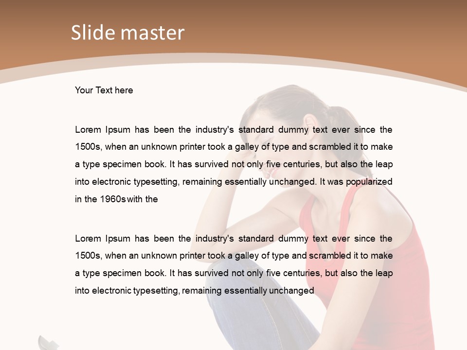 Girl Entertainment Learning PowerPoint Template