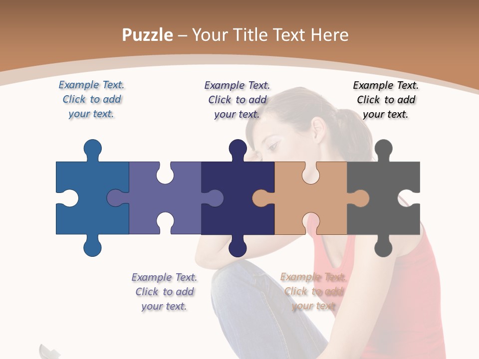 Girl Entertainment Learning PowerPoint Template