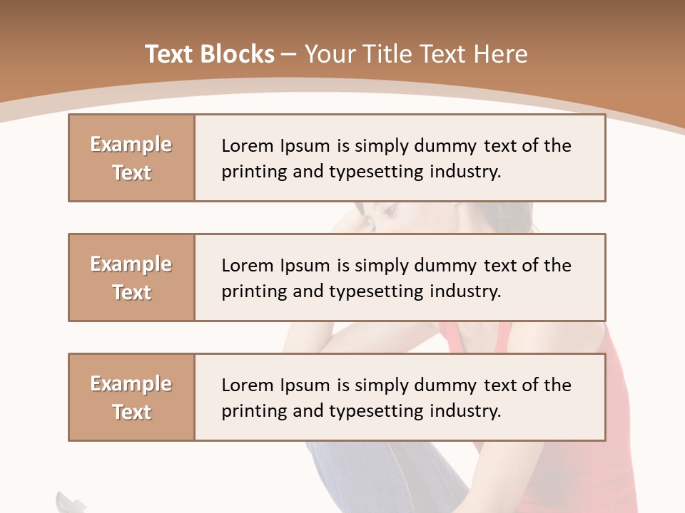 Girl Entertainment Learning PowerPoint Template