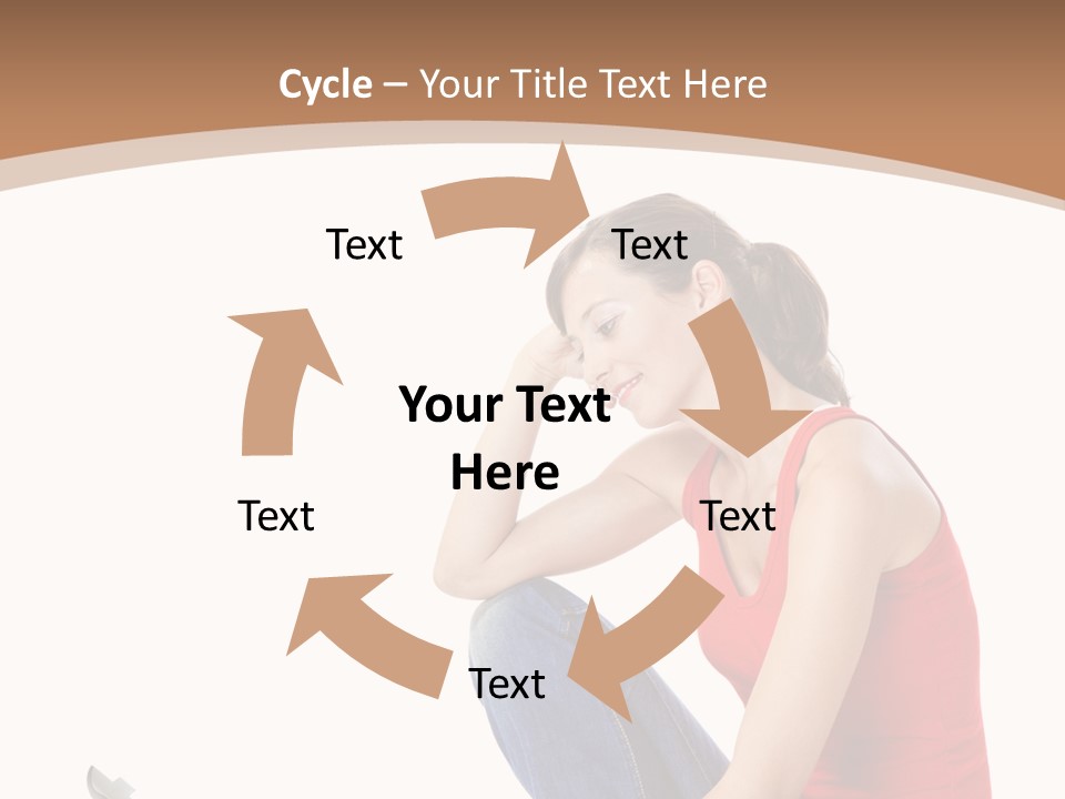 Girl Entertainment Learning PowerPoint Template