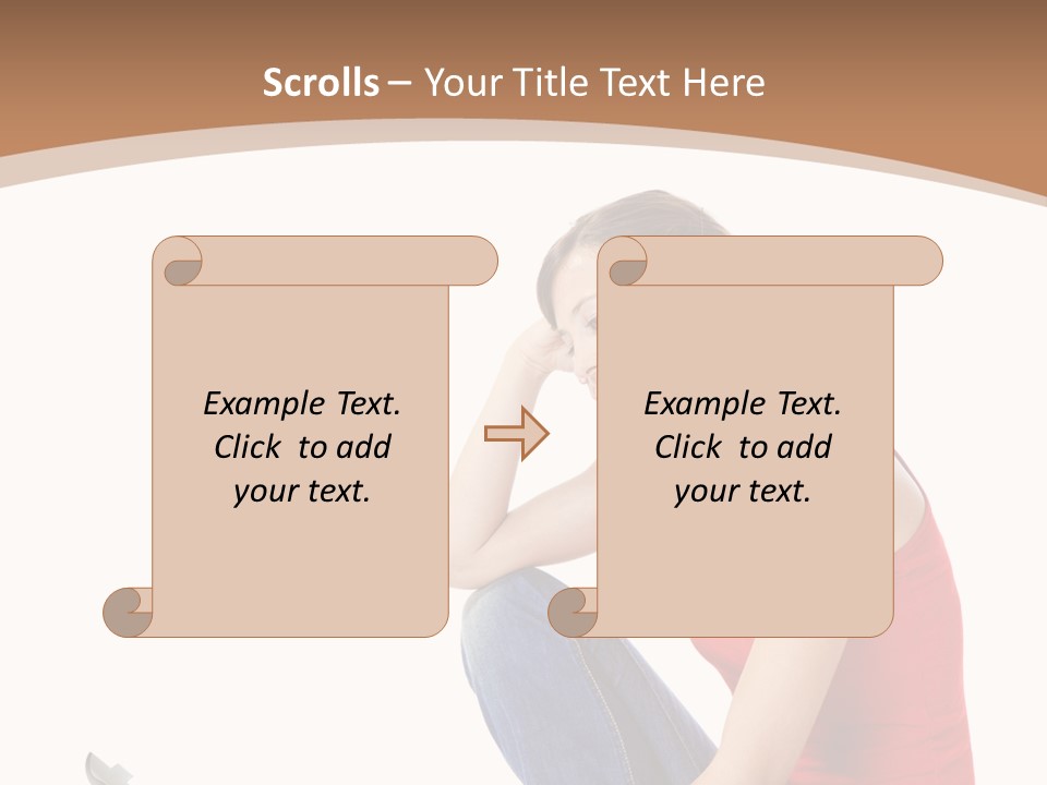 Girl Entertainment Learning PowerPoint Template