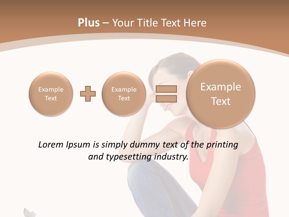 Girl Entertainment Learning PowerPoint Template