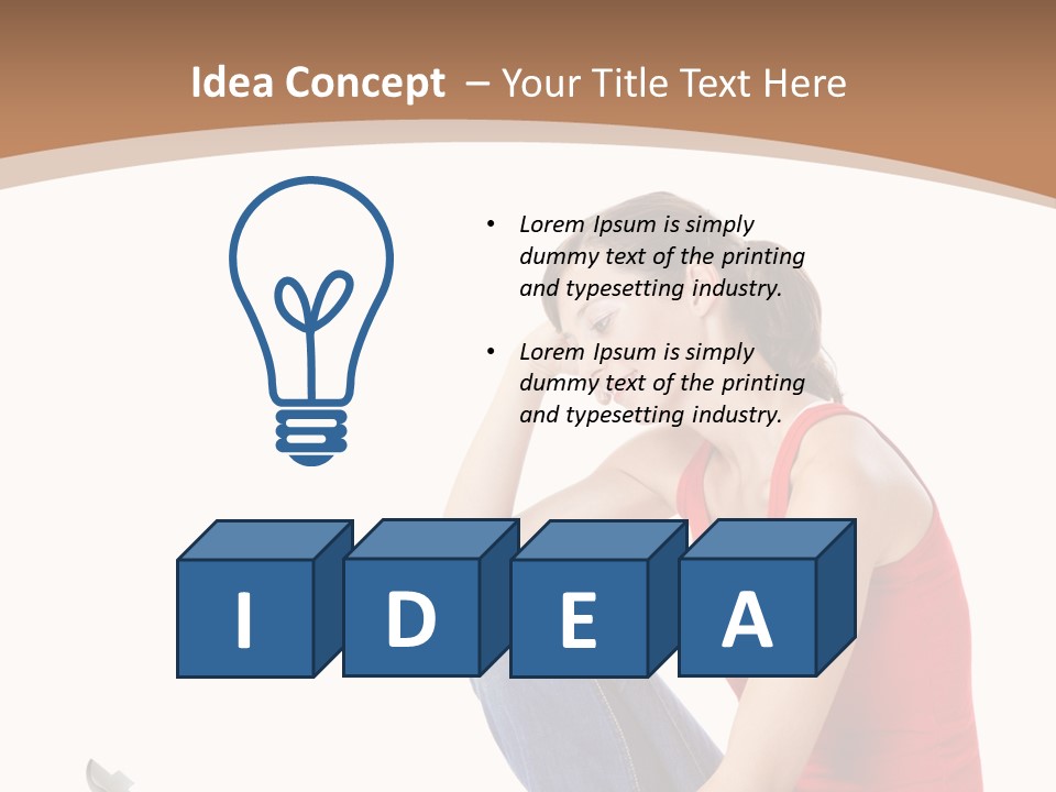 Girl Entertainment Learning PowerPoint Template