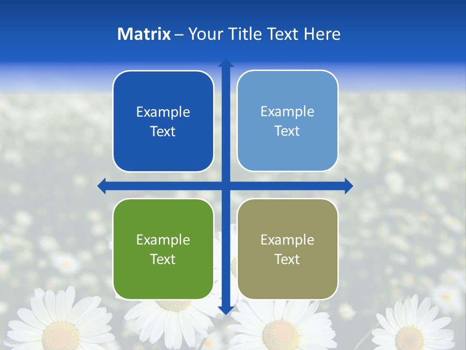 Field Floral Pasture PowerPoint Template