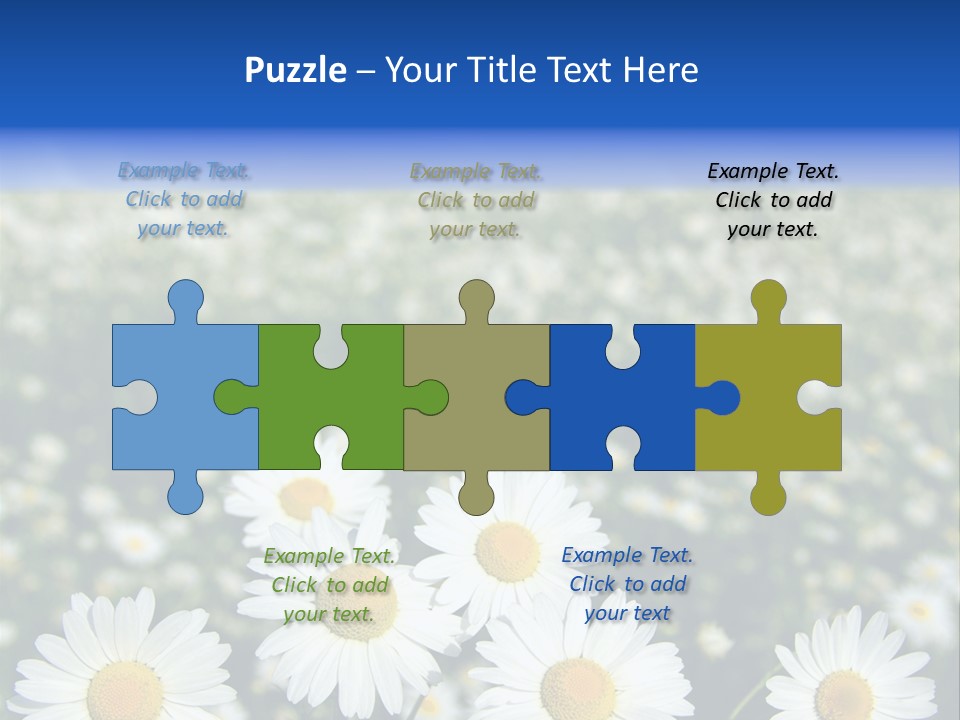 Field Floral Pasture PowerPoint Template