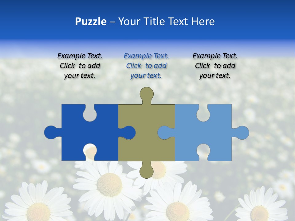 Field Floral Pasture PowerPoint Template