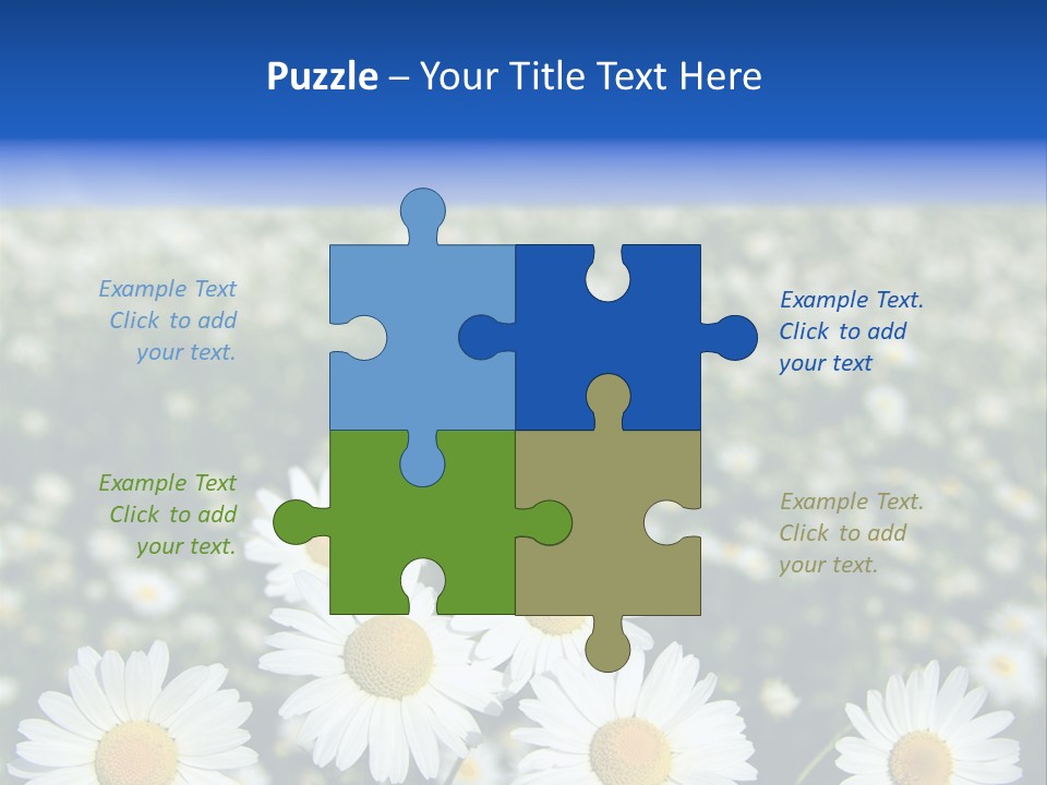 Field Floral Pasture PowerPoint Template