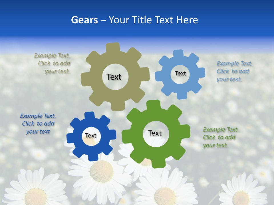 Field Floral Pasture PowerPoint Template