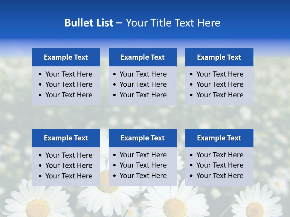Field Floral Pasture PowerPoint Template