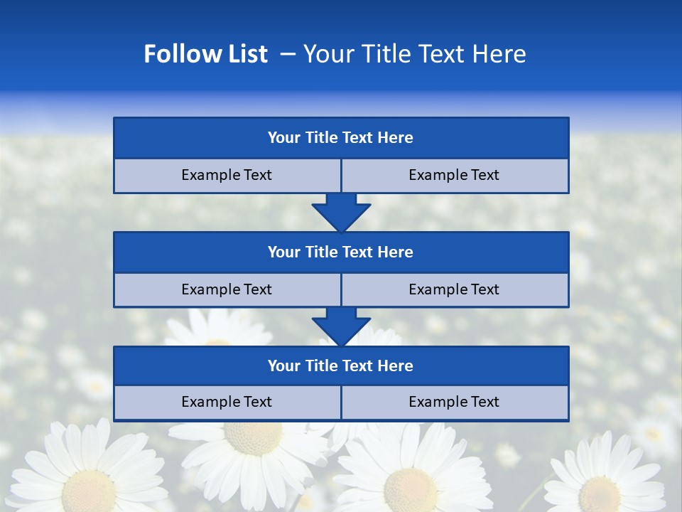 Field Floral Pasture PowerPoint Template