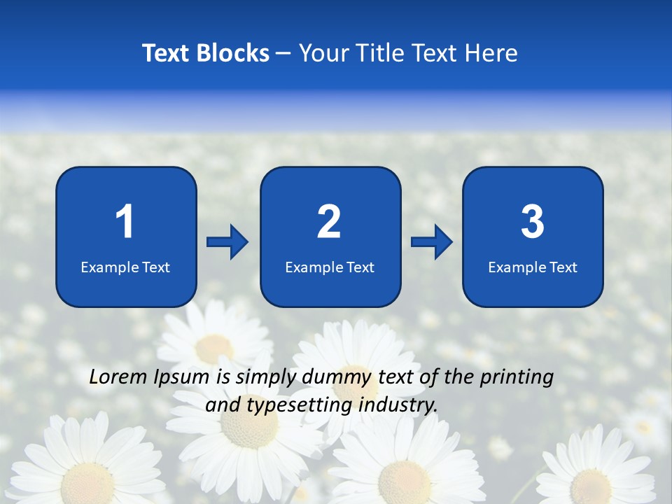 Field Floral Pasture PowerPoint Template