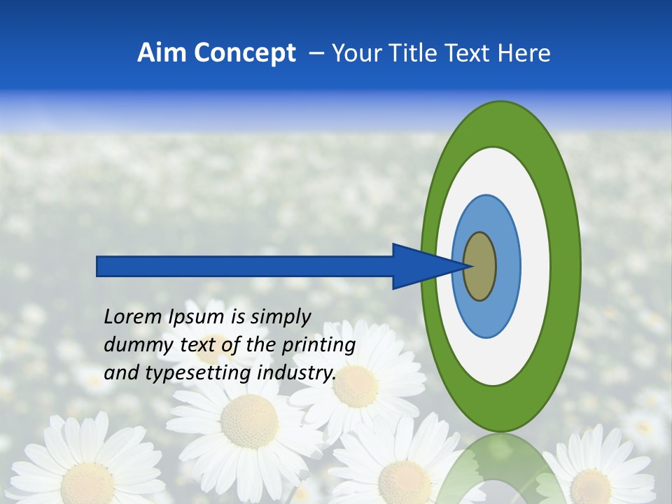 Field Floral Pasture PowerPoint Template