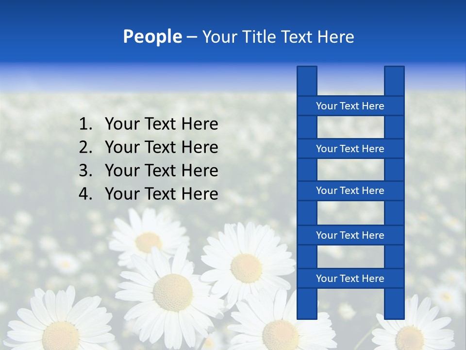 Field Floral Pasture PowerPoint Template