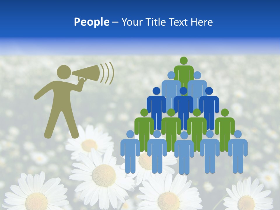 Field Floral Pasture PowerPoint Template