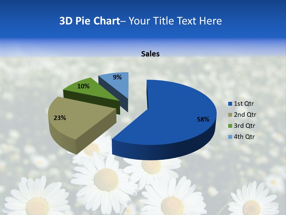 Field Floral Pasture PowerPoint Template