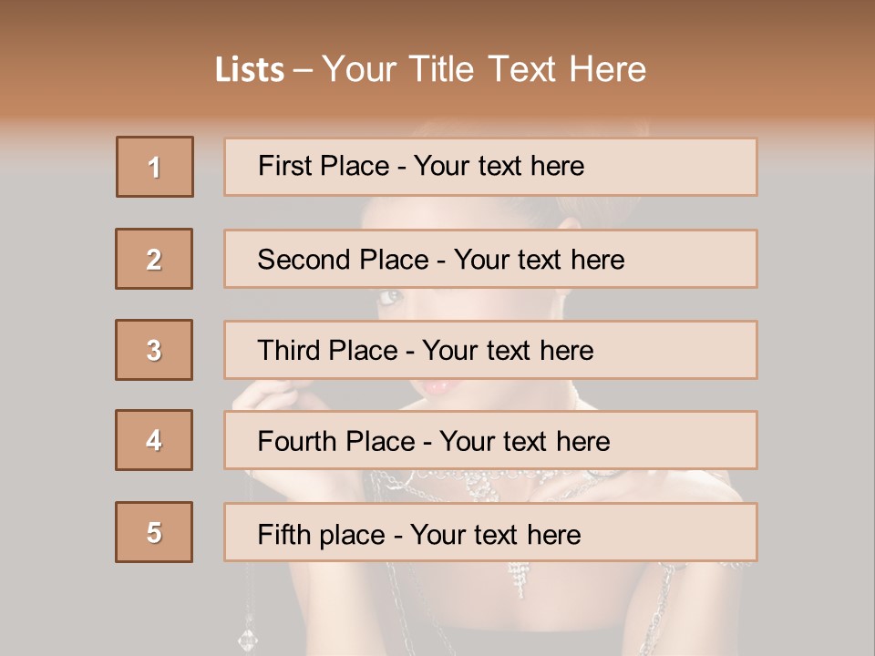Make Up Ambition Y PowerPoint Template