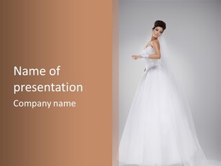 Feminine Print Woman PowerPoint Template