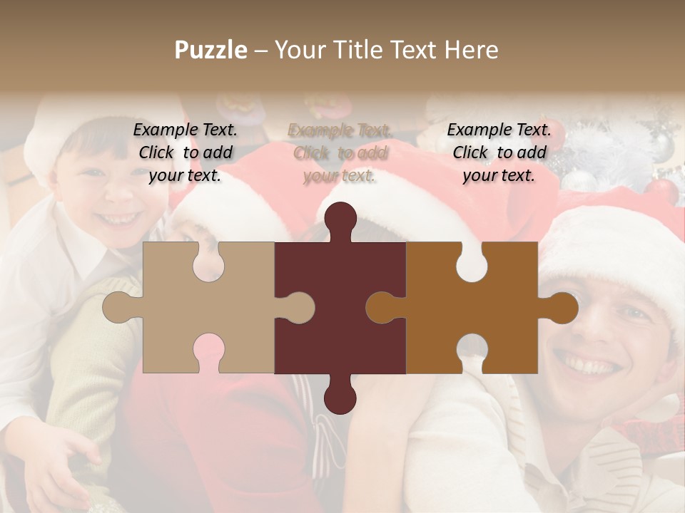 Expression Seasonal Christmas PowerPoint Template