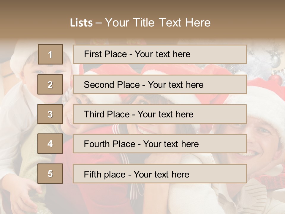 Expression Seasonal Christmas PowerPoint Template