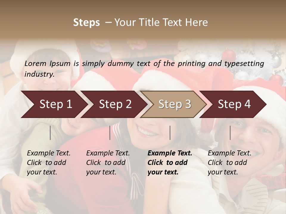 Expression Seasonal Christmas PowerPoint Template