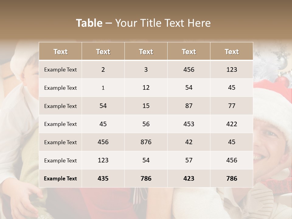 Expression Seasonal Christmas PowerPoint Template