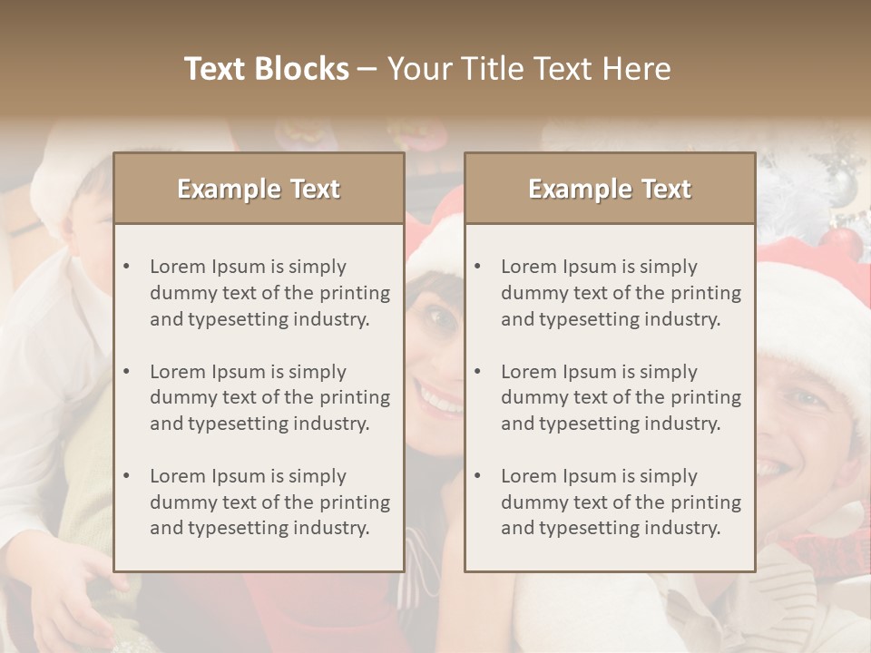 Expression Seasonal Christmas PowerPoint Template