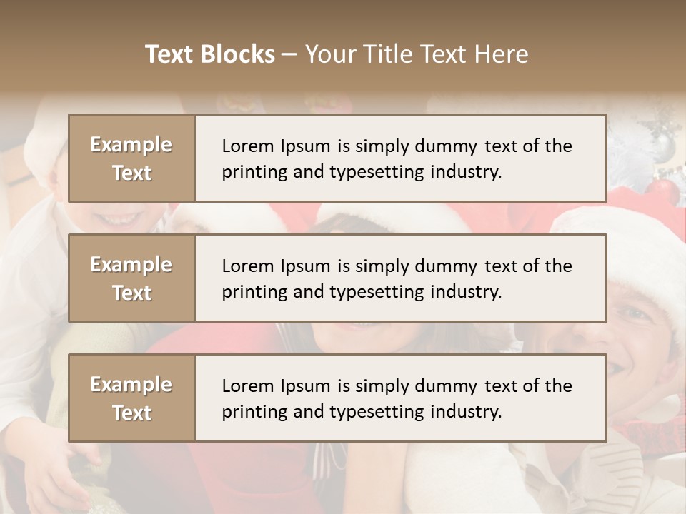 Expression Seasonal Christmas PowerPoint Template