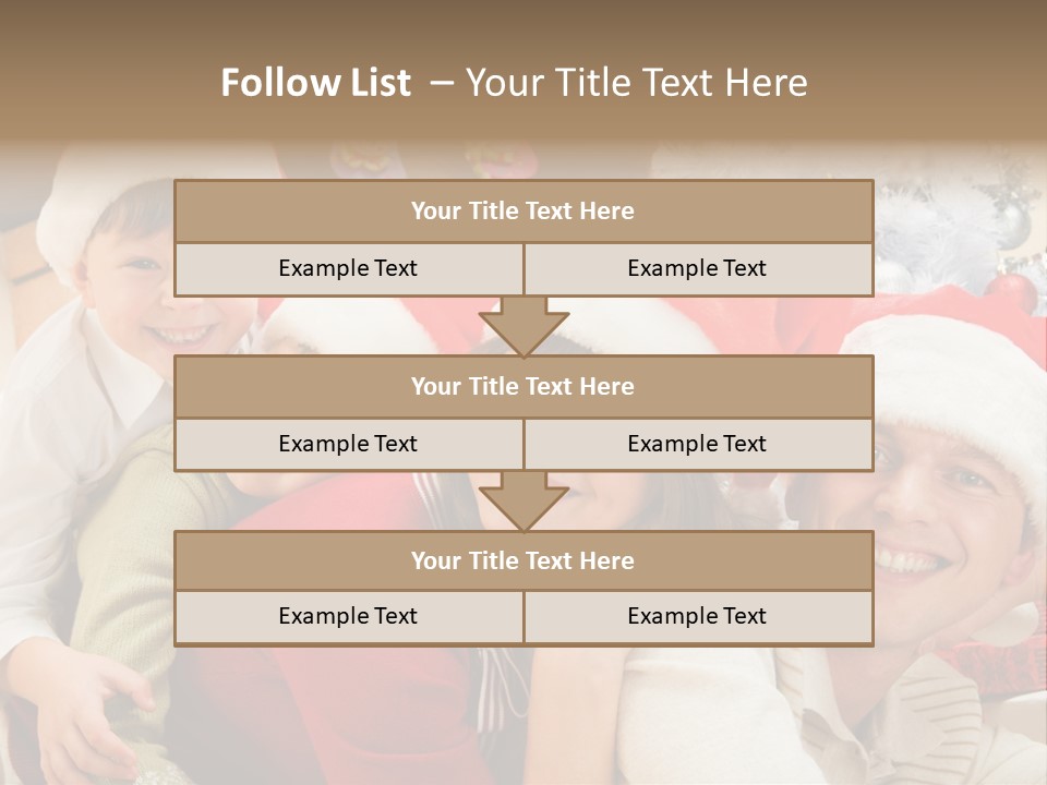 Expression Seasonal Christmas PowerPoint Template