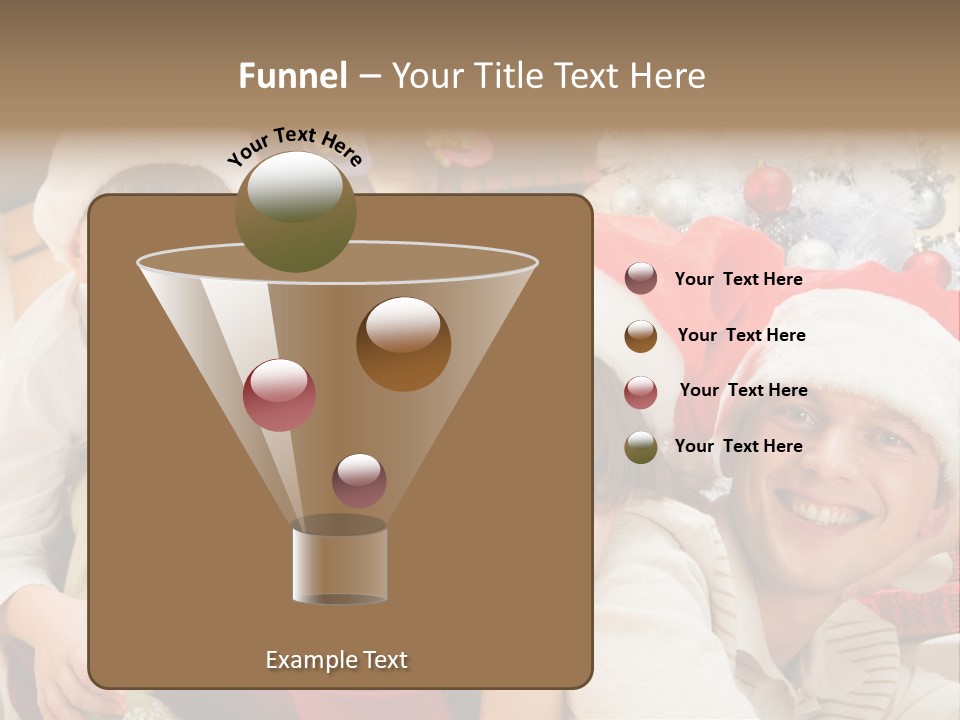 Expression Seasonal Christmas PowerPoint Template