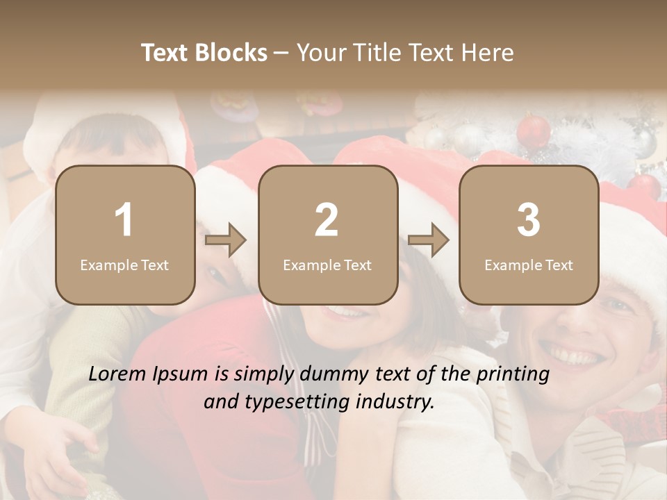 Expression Seasonal Christmas PowerPoint Template