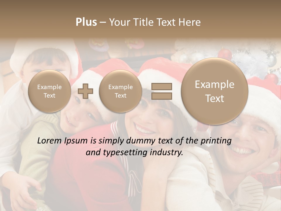 Expression Seasonal Christmas PowerPoint Template