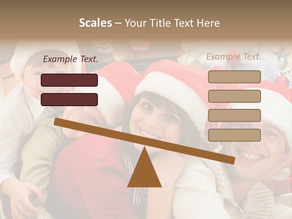 Expression Seasonal Christmas PowerPoint Template