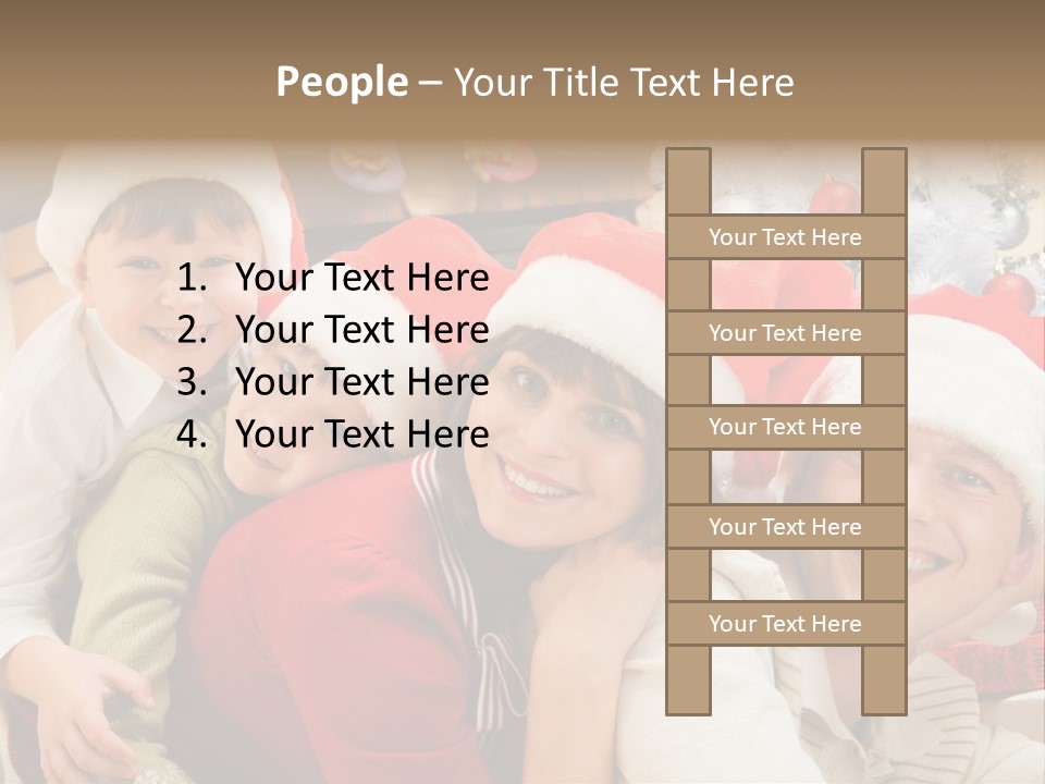 Expression Seasonal Christmas PowerPoint Template