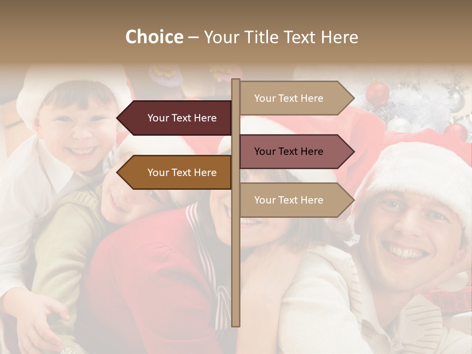 Expression Seasonal Christmas PowerPoint Template