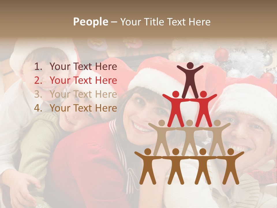 Expression Seasonal Christmas PowerPoint Template