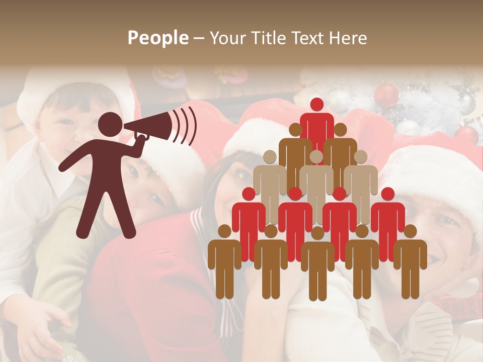 Expression Seasonal Christmas PowerPoint Template