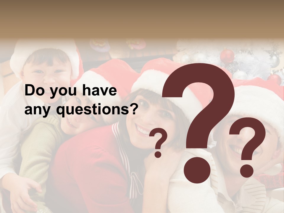 Expression Seasonal Christmas PowerPoint Template