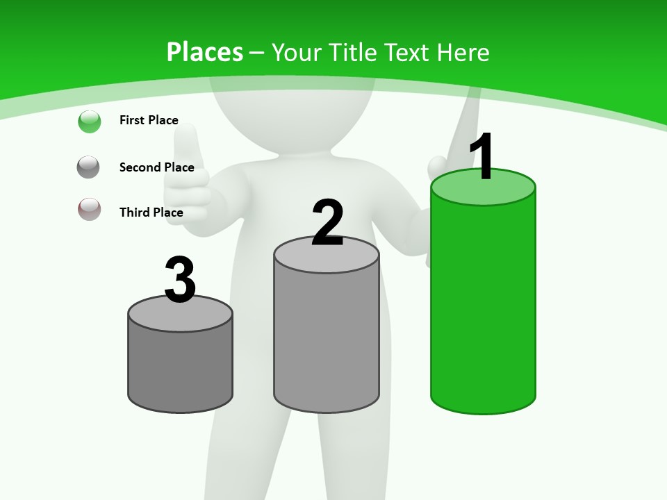 Pose Hint Figure PowerPoint Template