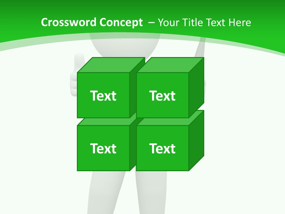Pose Hint Figure PowerPoint Template