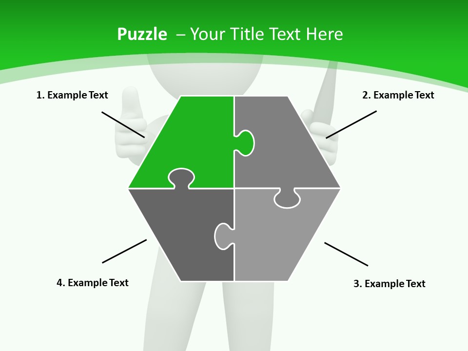 Pose Hint Figure PowerPoint Template