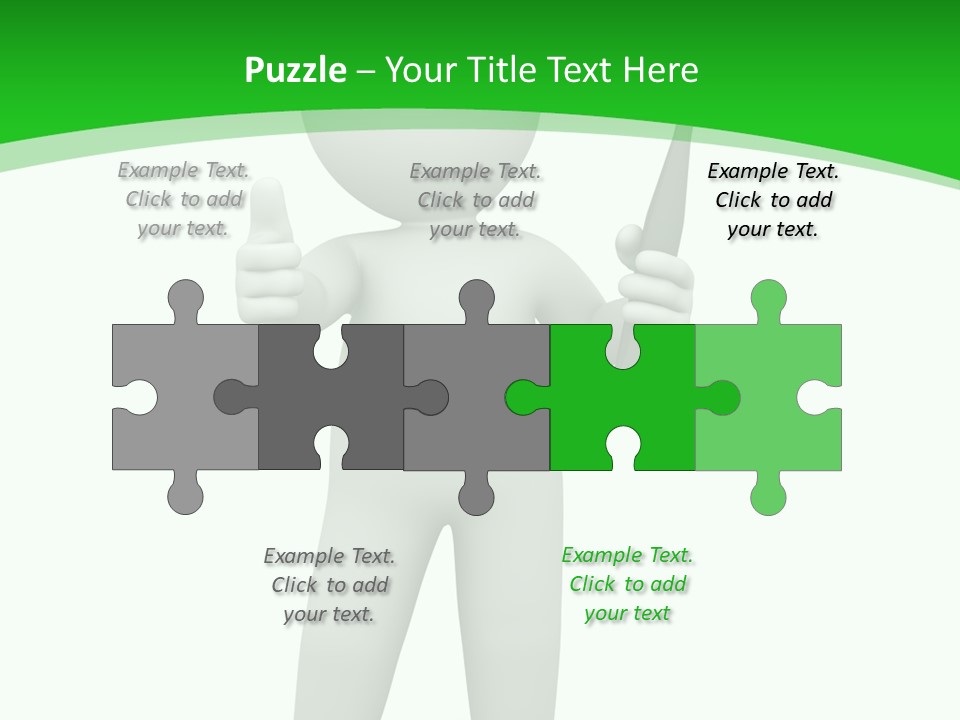 Pose Hint Figure PowerPoint Template