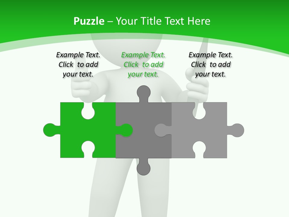 Pose Hint Figure PowerPoint Template