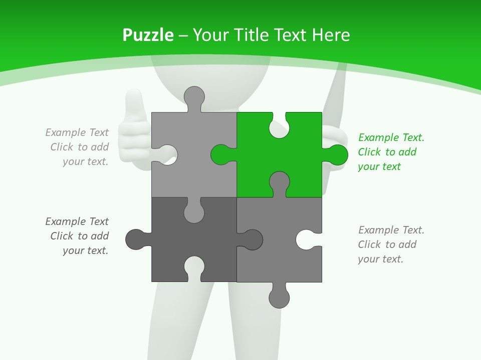 Pose Hint Figure PowerPoint Template